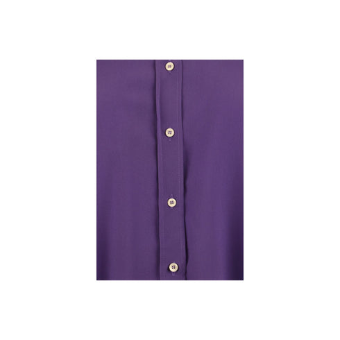 Camicia Donna comoda asimmetrica Viola Emme Marella- Francavilla Moda